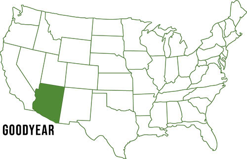 Warehouse Location - Goodyear, Arizona